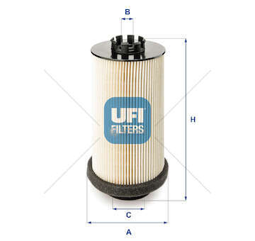 Fuel filter Filtro Diesel Ufi
