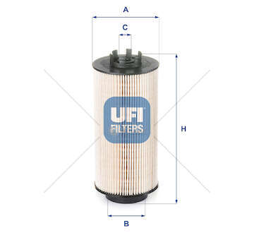 Fuel filter Filtro Diesel Ufi