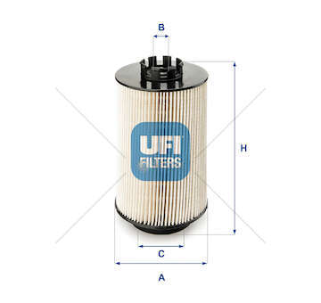Fuel filter Filtro Diesel Ufi