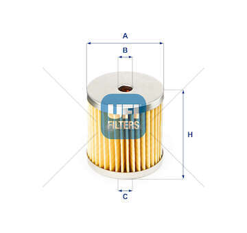 Fuel filter Filtro Diesel Ufi