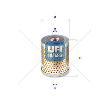 Fuel filter Filtro Diesel Ufi