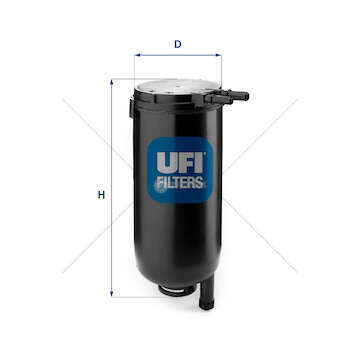 Fuel filter FILTRO NAFTA COMPL.DAILY S2000 EURO 4/5 Ufi