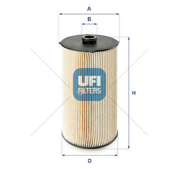 Fuel filter STRALIS AD/AT/TRAKKER AD/AS/AT F3GFE611 Ufi