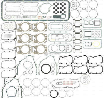 Full Gasket Set, engine DC 11/DC 12/DSC 12 - II° TYPE E2 Ø 127MM Victor Reinz