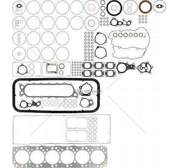 Full Gasket Set, engine F2BE0681 - CURSOR 8 Victor Reinz