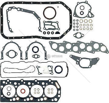 Full Gasket Set, engine L200/L300 - 2.5D Victor Reinz
