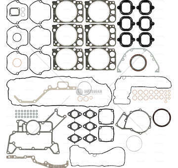Full Gasket Set, engine OM 501 LA/OM 541 V6 MOT.084424 >155295 Victor Reinz