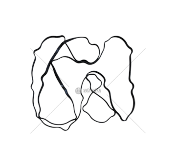 Gasket, cylinder head cover F3BE0681 - CURSOR 13 Mec-Diesel