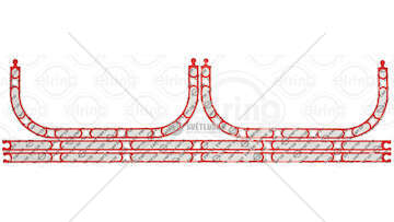 Gasket, oil sump DC 16.03/04/08 - P,G,R,T-SERIES Elring