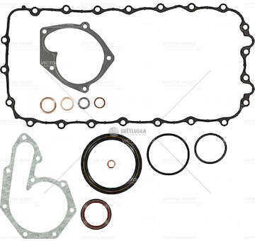 Gasket Set, crank case KANGOO/TRAFIC/MOVANO/CLIO 1.9 DCI/DTI Victor Reinz