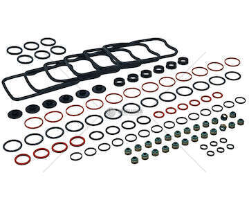 Gasket Set, cylinder head D16A470/520/D16B520 - FH16/F16 Elring