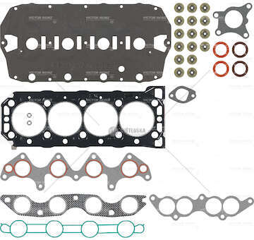 Gasket Set, cylinder head ROVER/FREELANDER 1.4/1.6/1.800 16V Victor Reinz
