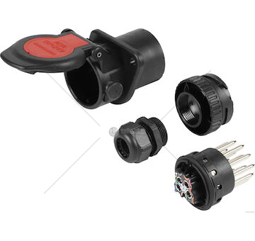 GNIAZDO ABS/EBS 24V 15-POLOWE NA SRUBKI HERTH 51305669