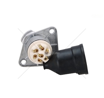 GNIAZDO EURO ALUM.-S 7P/24V E.JAEGER 111083