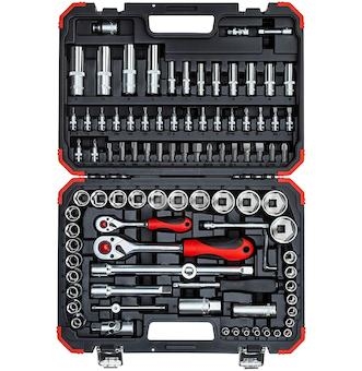 Gola sada nástrčných klíčů 1/4+1/2