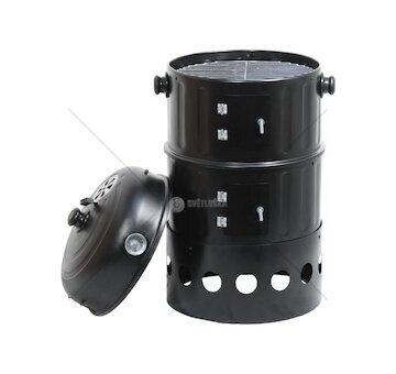 Gril - udírna na dřevěné uhlí PISA 3in1 40 cm CATTARA