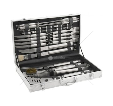 Grilovací nářadí sada 30ks ALU kufřík