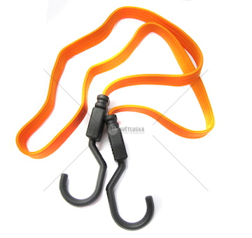 Guma upínací 0,8m/16mm černé háky