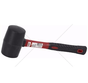 Gumová palice 700 g černá s laminátovou násadou - KREATOR