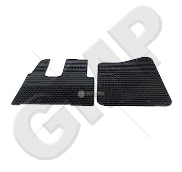 Gumové koberce MB ACTROS MP4 - úzká kabina, 2012r -, černé, kpl. 2ks