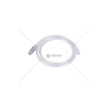 Hadice na víno 13mm, 1,7m, čirá, s klapkou, potravinářská