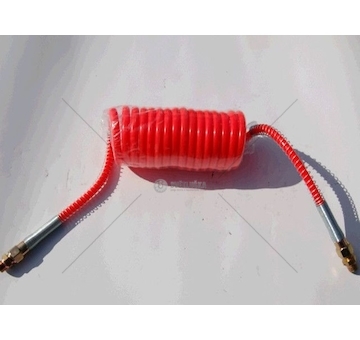 Hadice pneumatická spirálová M22 červená polyuretan MTX PU/M22/7M/CZ