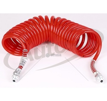 Hadice vzduchová spirálová m16x1,5/m16x1,5 5m červená 0013020_A