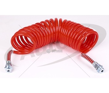 Hadice vzduchová spirálová m22x1,5/m22x1,5 5m červená 0150540_A