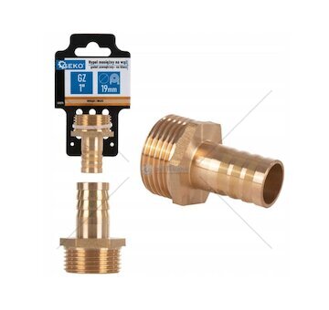 Hadičník mosazný 19mm s vnějším závitem 1