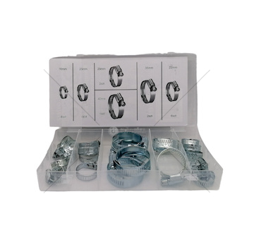 Hadicová spona 26ks, 16-40mm GEKO