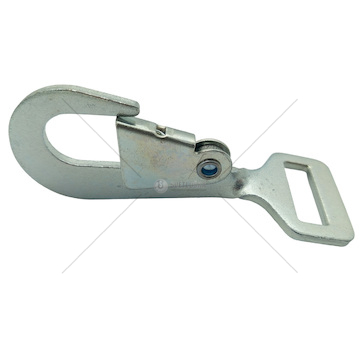 Hák plochý upínacího pásu s pojistkou 3T