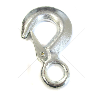 Hák s očkem a pojistkou 140g 1,2t