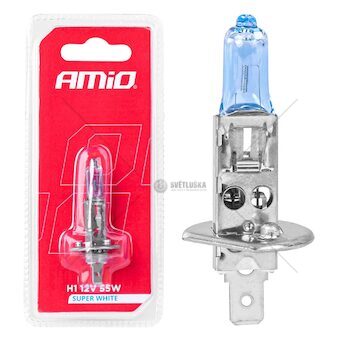 Halogenová žárovka H1 12V/55W Super White 1ks blister