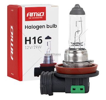Halogenová žárovka H16 12V 19W PGJ19-3 AMiO-04521