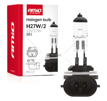 Halogenová žárovka H27W/2 881 PGJ13 12V 27W AMiO-04413