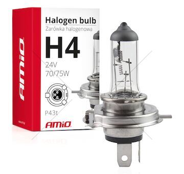 Halogenová žárovka H4 24V 75/70W UV filter (E8)