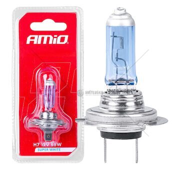 Halogenová žárovka H7 12V/55W Super White 1ks blister