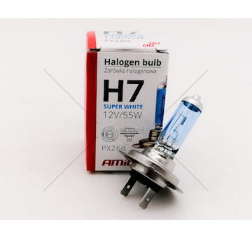 Halogenová žárovka H7 12V 55W UV filter (E4) Super White