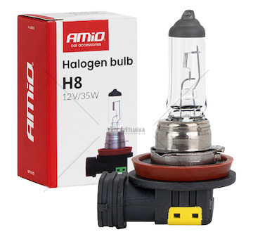 Halogenová žárovka H8 12V 35W PGJ19-1 AMiO-04516