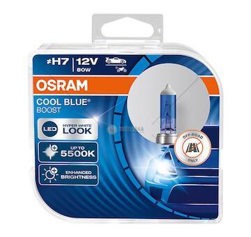 Halogenová žárovka Osram H7 12V 80W PX26d Cool Blue Boost 5500K / 2 ks NOVINKA