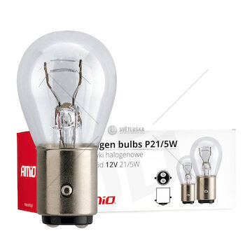 Halogenová žárovka P21/5W BAY15D 12V 21W/5W 10szt.