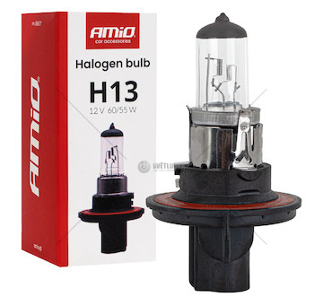 Halogénová žiarovka H13 12V 60/55W PJ26.4t AMiO-04517