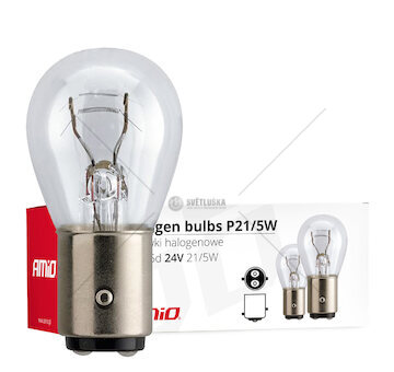 Halogénové žárovky P21/5W BAY15D 24V 21W/5W 10ks