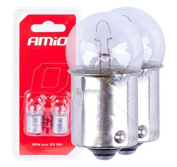 Halogenové žárovky R5W BA15s 12V 2ks blister