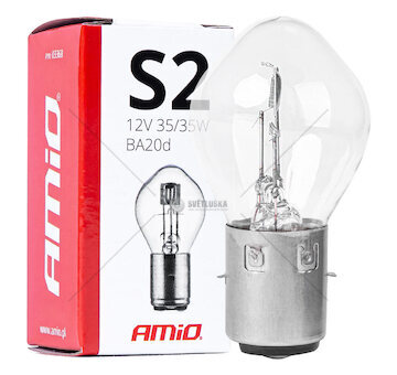 Halogenové žárovky S2 12V 35/35W BA20d 1ks