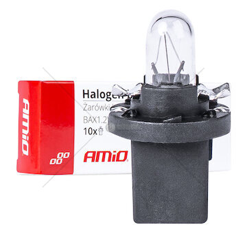 Halogenové žárovky T5 B8.5D 12V 8.5W BAX1.2W white 10ks