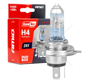 Halogenový duo blistr (2ks) 24V 75/70W LumiTec LIMITED +120% DUO AMIO-04951