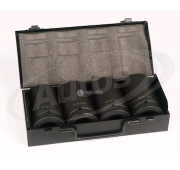 Hlavice nástrčná úderová prodloužená - sada 1