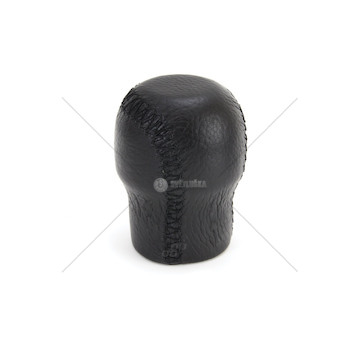 Hlavice řadicí páky kožená podnesená černé nitě