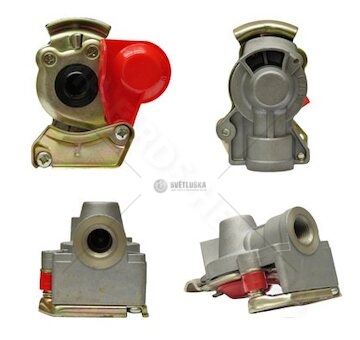 Hlavice spojovací červená 4128 M16x1,5 auto